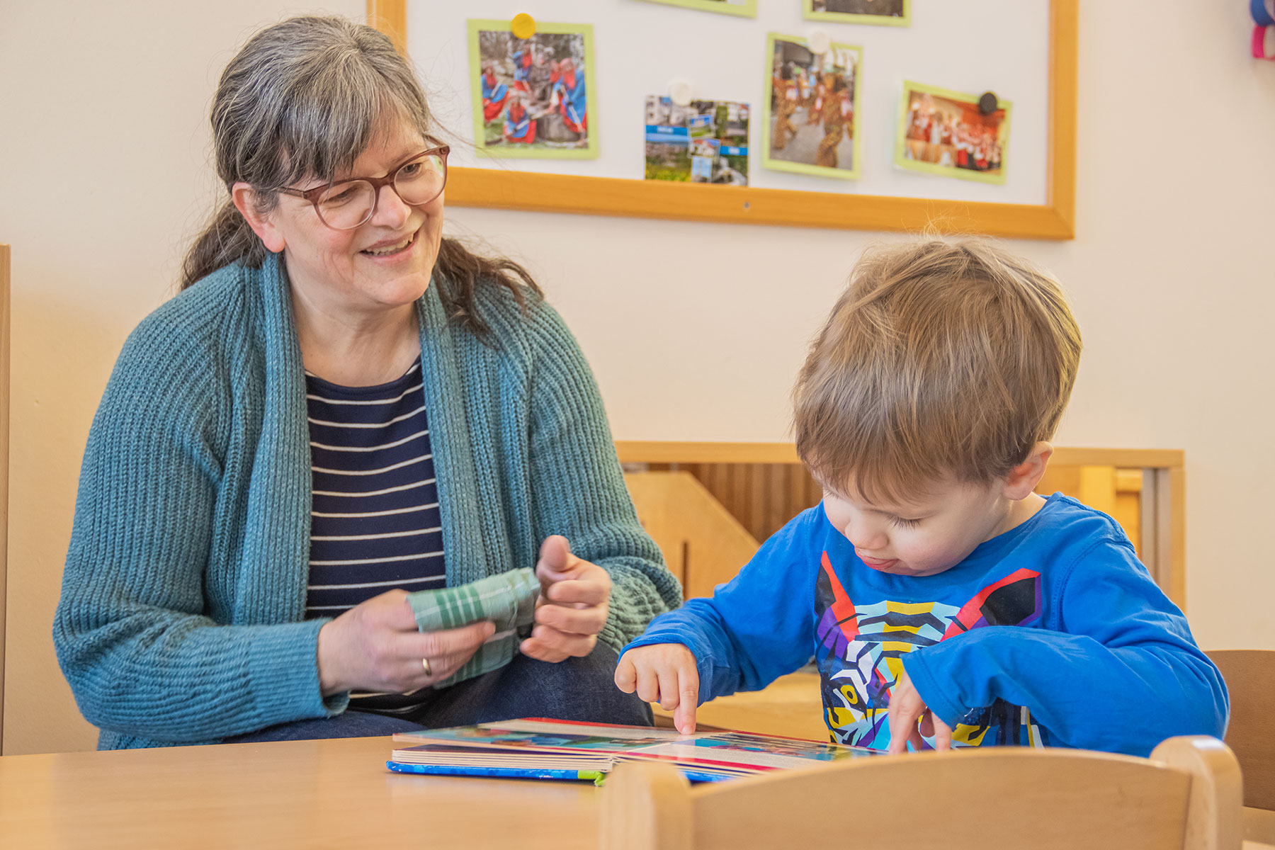 Inlcusio mit Betreuerin